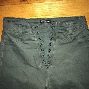 Olive Green Fashionnova Jeans